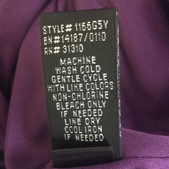 I.N. San Francisco Purple Rose Border Sundress 5 - Picture 13 of 13